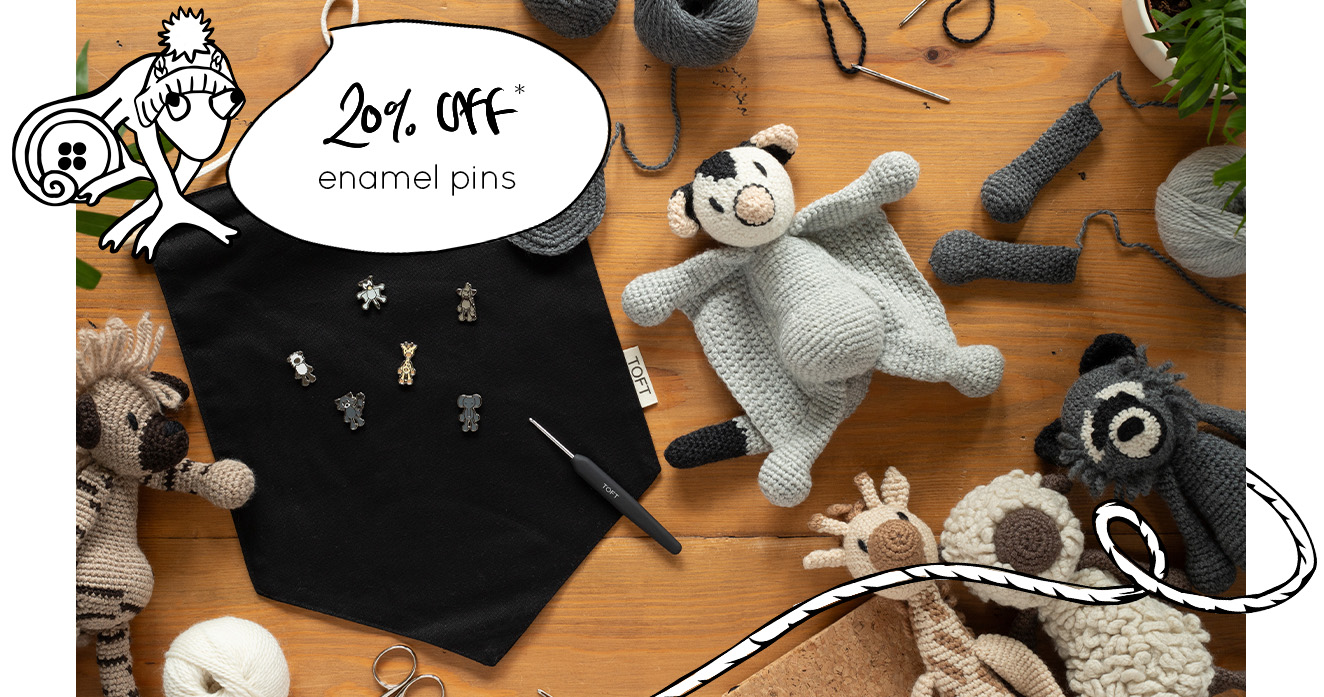 Enamel pin discount TOFT twenty years sale